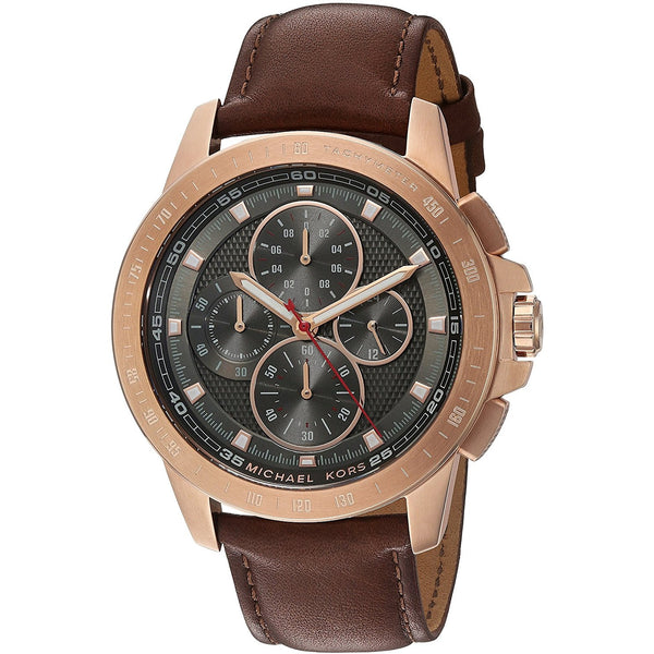 rose gold mk watch men