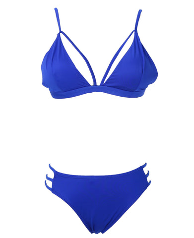 Peek-A-Boo Strappy Bikini - 2 Pcs Set – Unordinary Luxuries