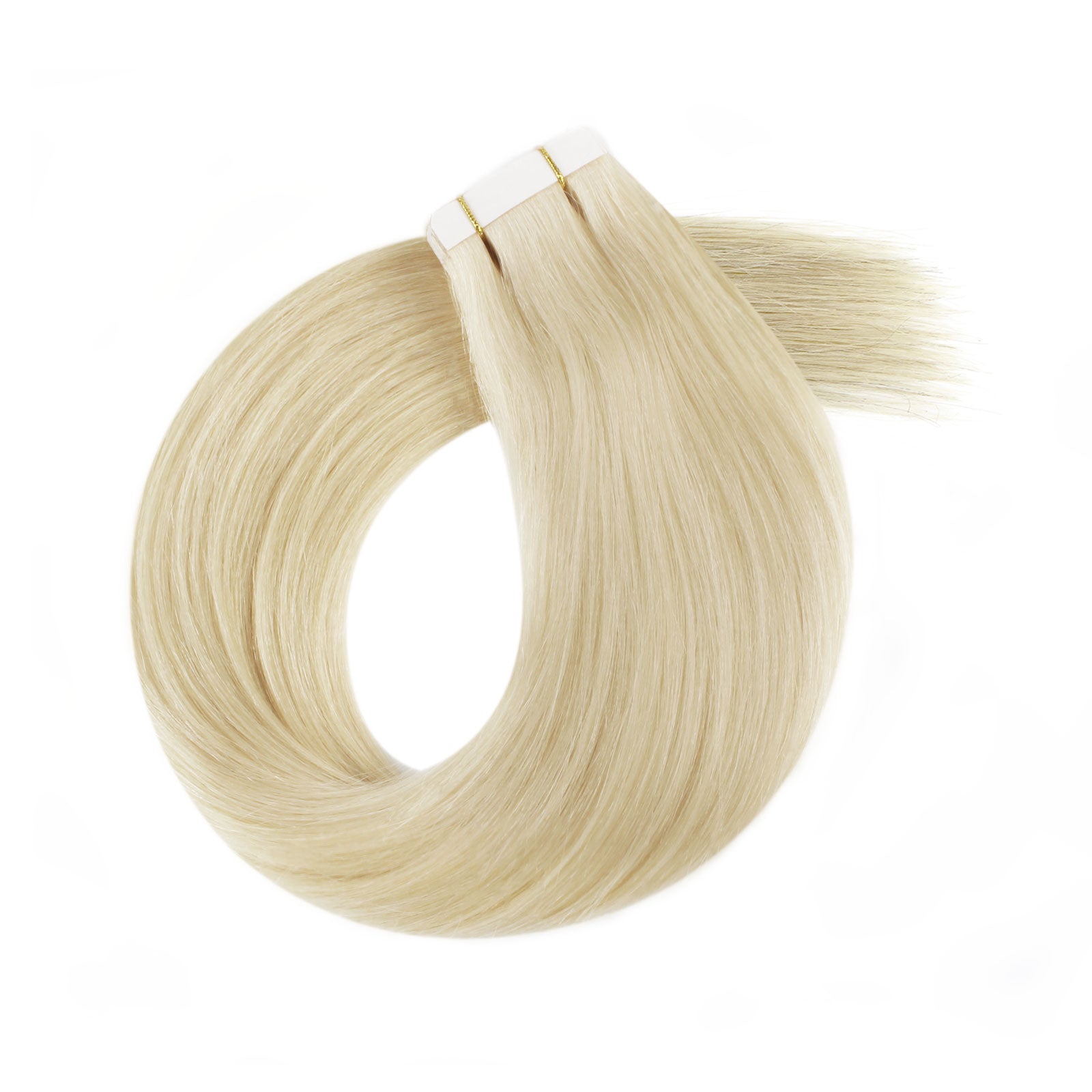 Image of Tape in Hair Extensions #60 Platinum Blonde