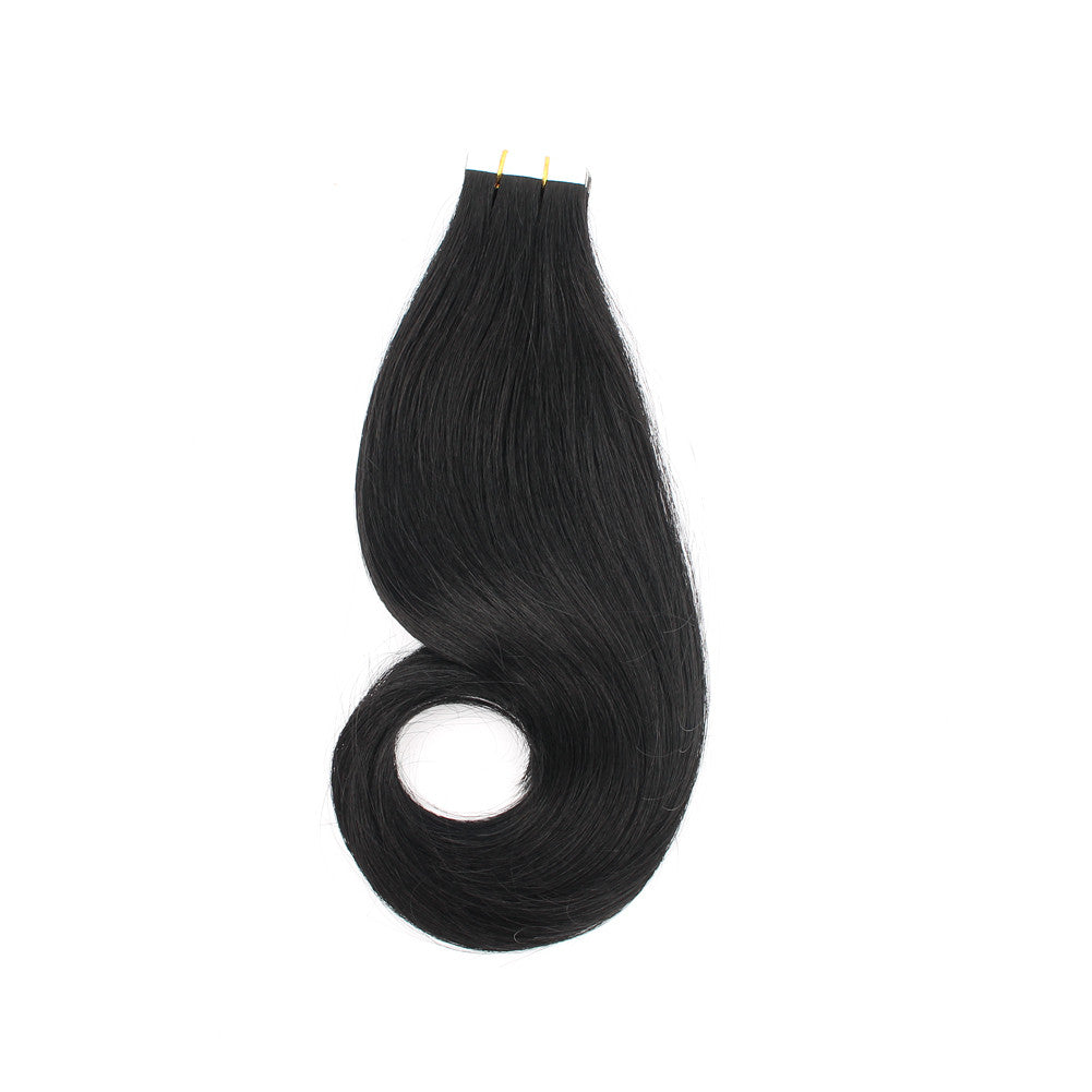 Tape In Hair Extension 1 Jet Black AmazingBeautyHair