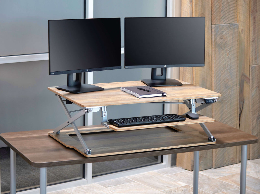 Attollo Desk Converts Your Desk Into A Stylish Electric Standing Desk