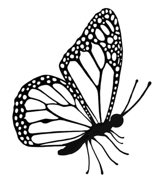 Lavinia - Mini Flutterby - Clear Polymer Stamp – Topflight Stamps, LLC