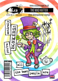 Visible Image - Alice in Wonderland - The Mad Hatter - Clear Polymer Stamp Set