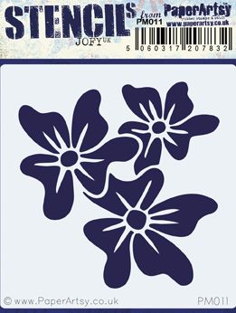 PaperArtsy - Mini Stencil - PM011 - JOFY – Topflight Stamps, LLC