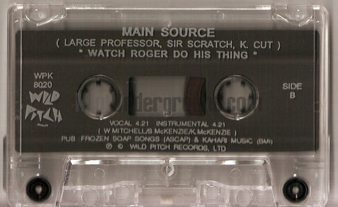 Main Source Looking At The Front Door Cassette Single Mint