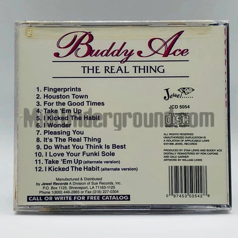 Buddy Ace: The Real Thing: CD – Mint Underground