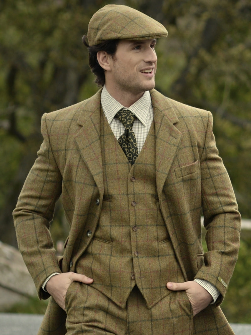 Coverdale Hand Tailored Tweed Waistcoat - Ratcatcher Tweed