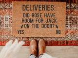 Did Rose have room for Jack on the door doormat