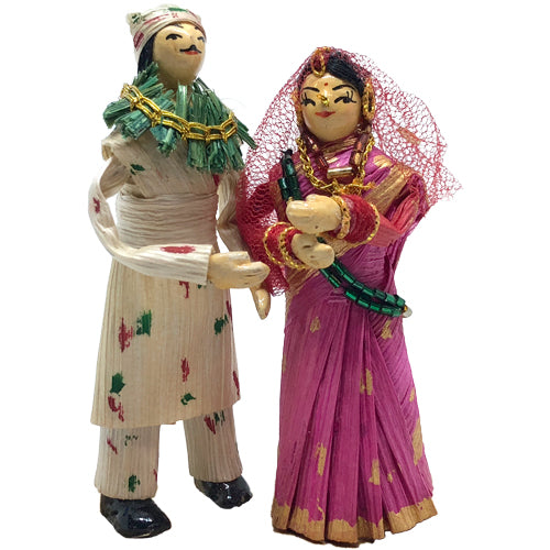 Nepali Bride Groom Handmade Cake Topper Nepal Emarket