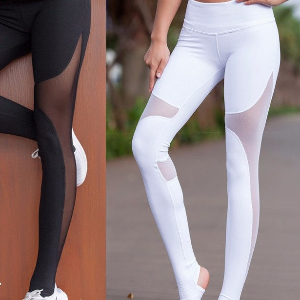 Mesh Yoga pants- Yoga Beach - $24.95