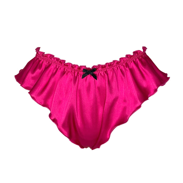 Pink French Knickers polyester satin