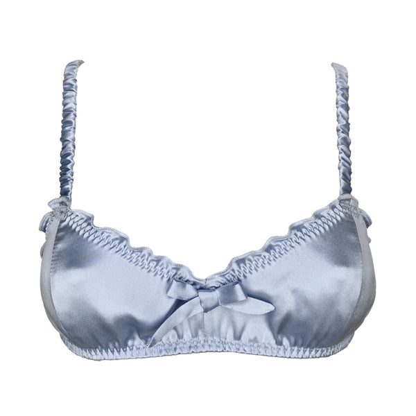 Ruffle Bralette Top  Sky Blue - Loreen Label