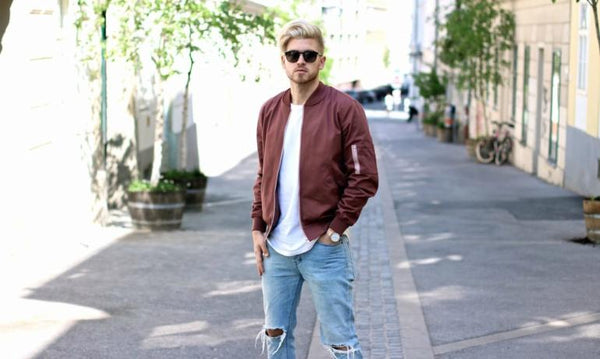 veste bomber streetwear homme