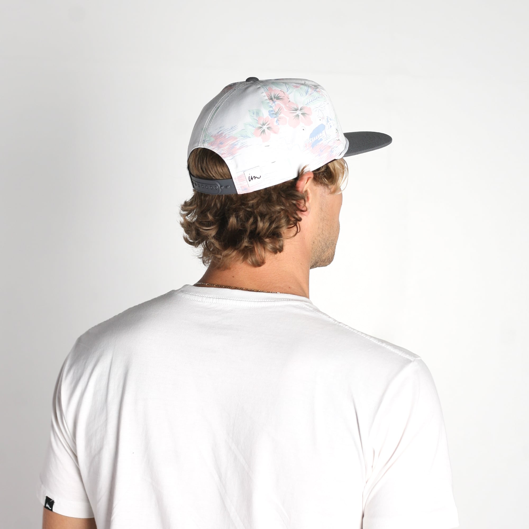 Islander Snapback Hat White