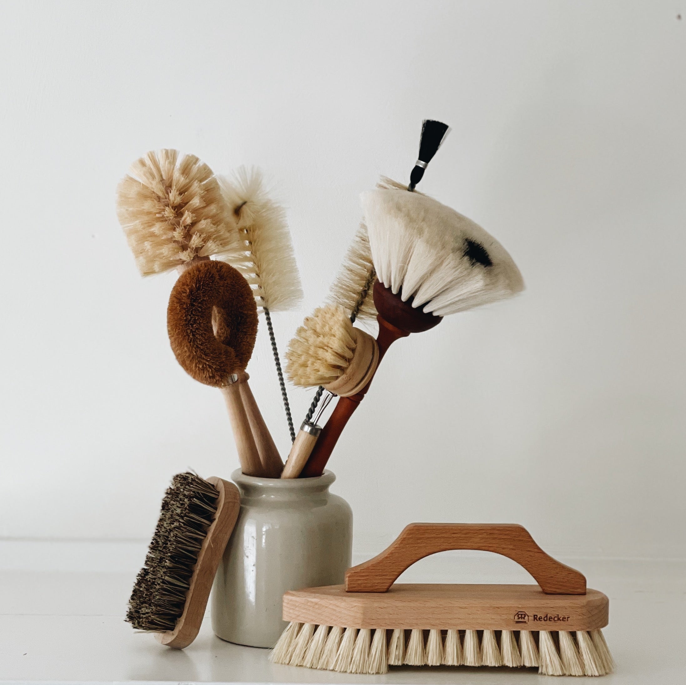 Kitchen Brush - Vegetable Brush Beech Wood (Assorted Patterns) by Lucc –  The Handmade Showroom