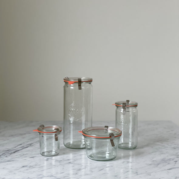 Le Parfait Screw Top Jars – Large French Glass Jars For Pantry