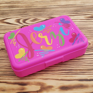 plastic pencil box