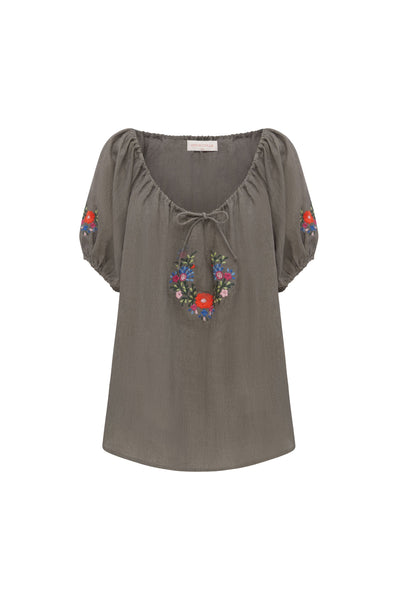 MAYAN EMBROIDERED BLOUSE