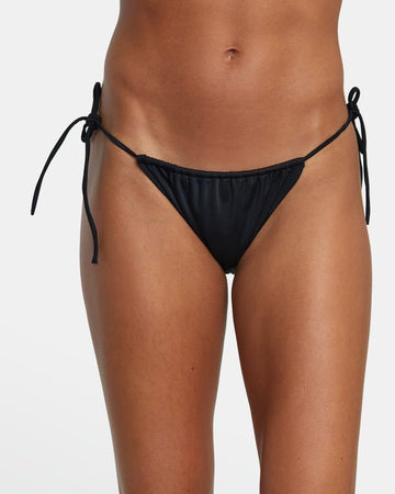 Rvca Shiner Ultra Skimpy Bikini Bottom - Grass