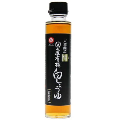 Hichifuku Premium Organic Shiro Shoyu Aged White Soy Sauce 180ml