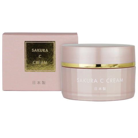 Hirosophy Sakura Vitamin C Face Whitening Cream 40g