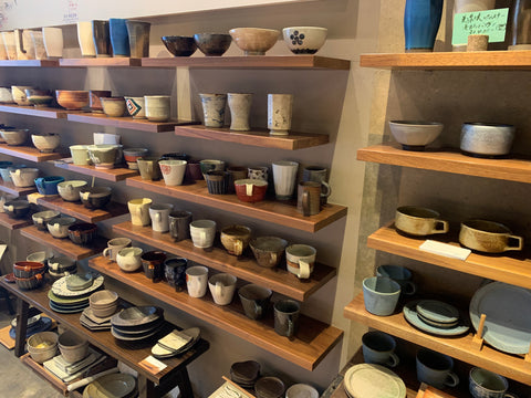 Pottery at CAFE Osaka Chakai