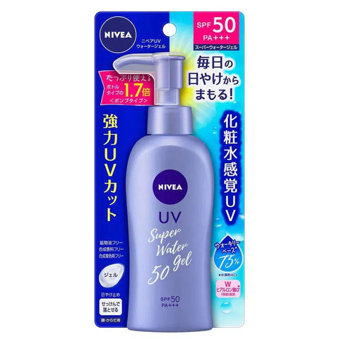 Nivea Sun Protect Super Water Gel Sunscreen Pump Bottle SPF50 PA+++