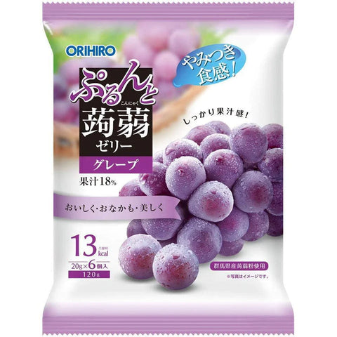 Orihiro Konjac Jelly Snack Grape Flavor