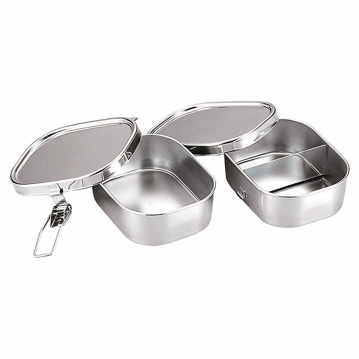Buy NSCC 2 Pieces TOPWARE Combo Steel Lunch Pack With Bag 3 Containers  Lunch Box (750 ml,) PACK-2 2 SS CONTAINER , 1 PLASTIC OVAL BOX WITH BAG ,  PACK-2 Online at Best Prices in India - JioMart.