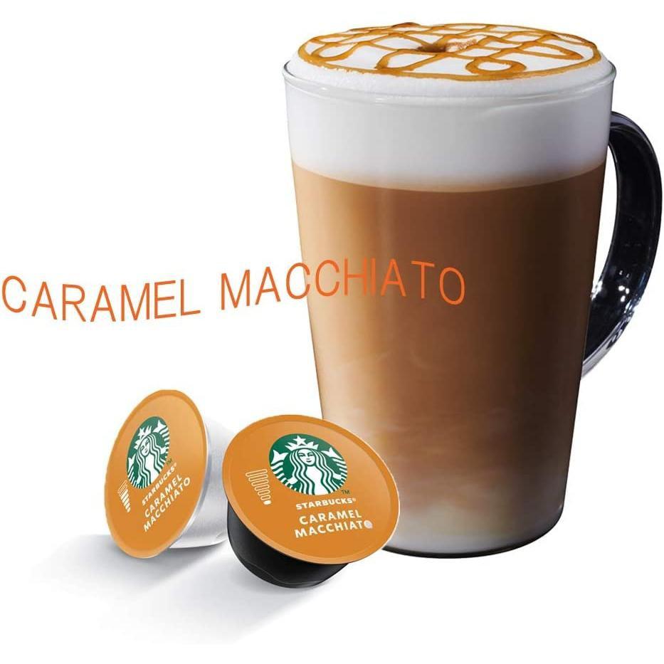 Nescafé Dolce Gusto Starbucks Caramel Macchiato Café Con Leche Sabor  Caramelo En Cápsulas Coffee Latte Capsules Coffee Flavor and Caramel with  Sugar