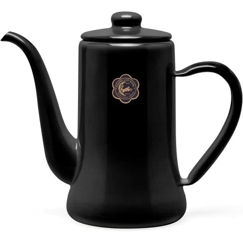 Tsuki Usagi Enamel Drip Coffee Slim Pot Black 1.2L