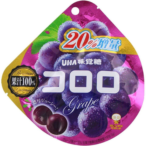 UHA Mikakuto Kororo Grape Gummy Candy
