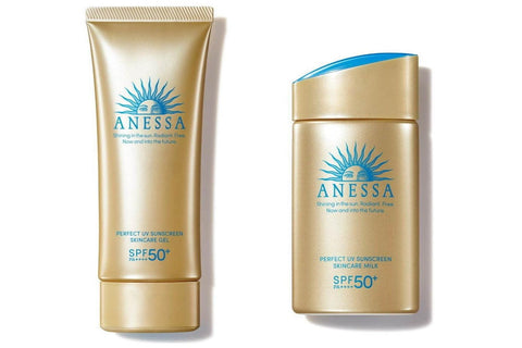 Difference between Anessa sunscreen gel and milk