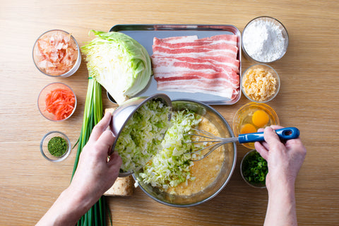 Making Okonomiyaki at home