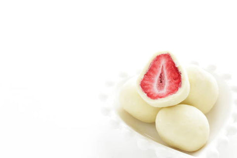 Muji White Chocolate Covered Strawberries