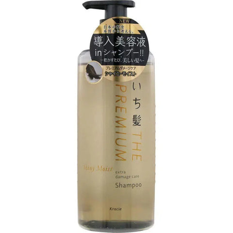 Kracie Ichikami The Premium Shampoo Shiny Moist (Japanese Shampoo for Dry Hair) 480ml