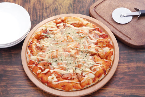 Japanese pizza with mayo