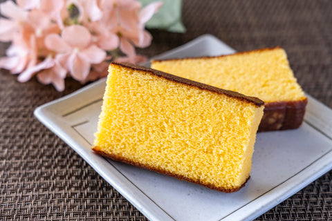 close up of castella's texture