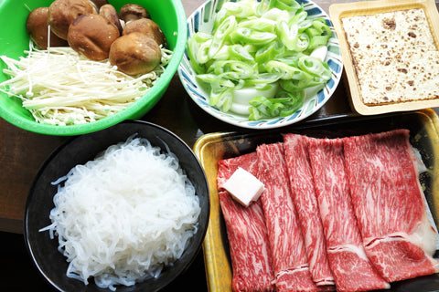 sukiyaki ingredients