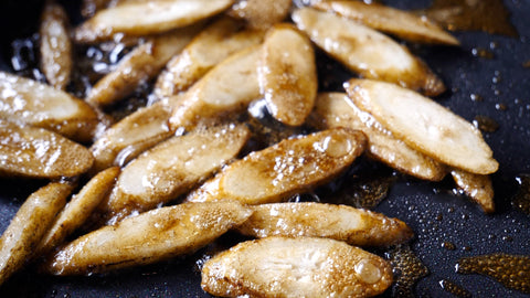 stir-frying gobo in butter