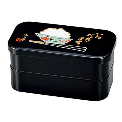 Hakoya Japanese Lunch Bento Box Black Japan Import