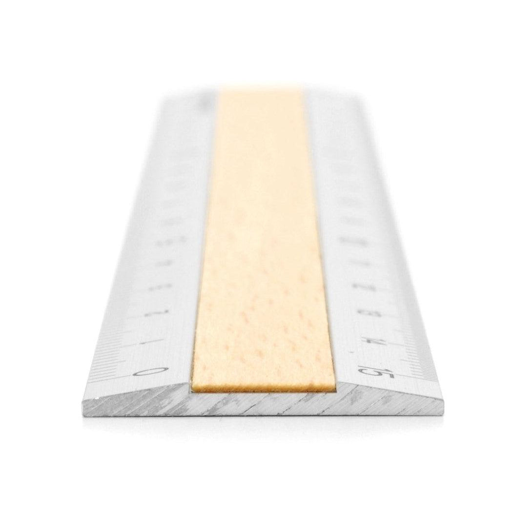 2PCS Metal Ruler, Steel Ruler with Inch and Metric, Indonesia