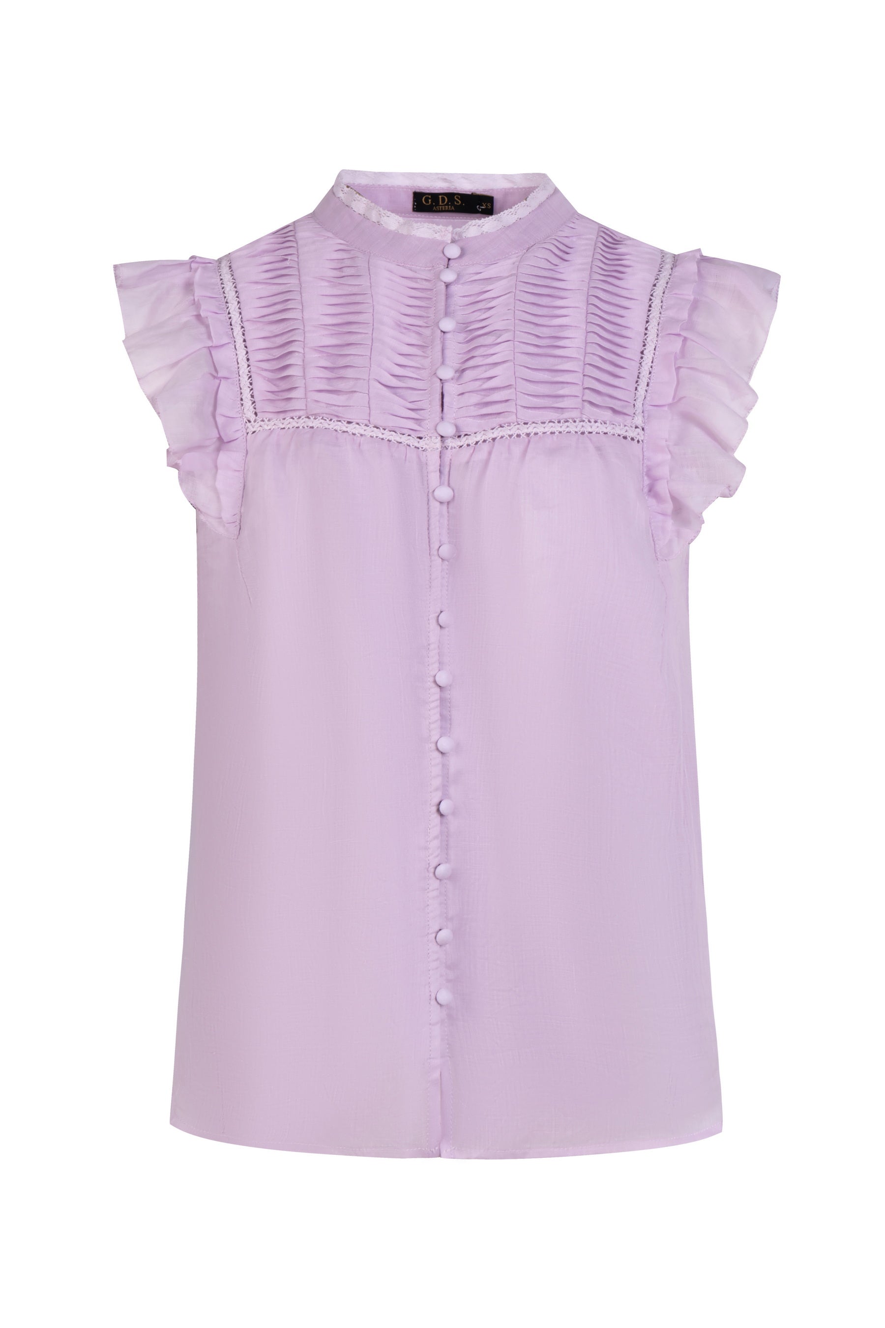 GDS Rochelle Linen Blouse | Lilac