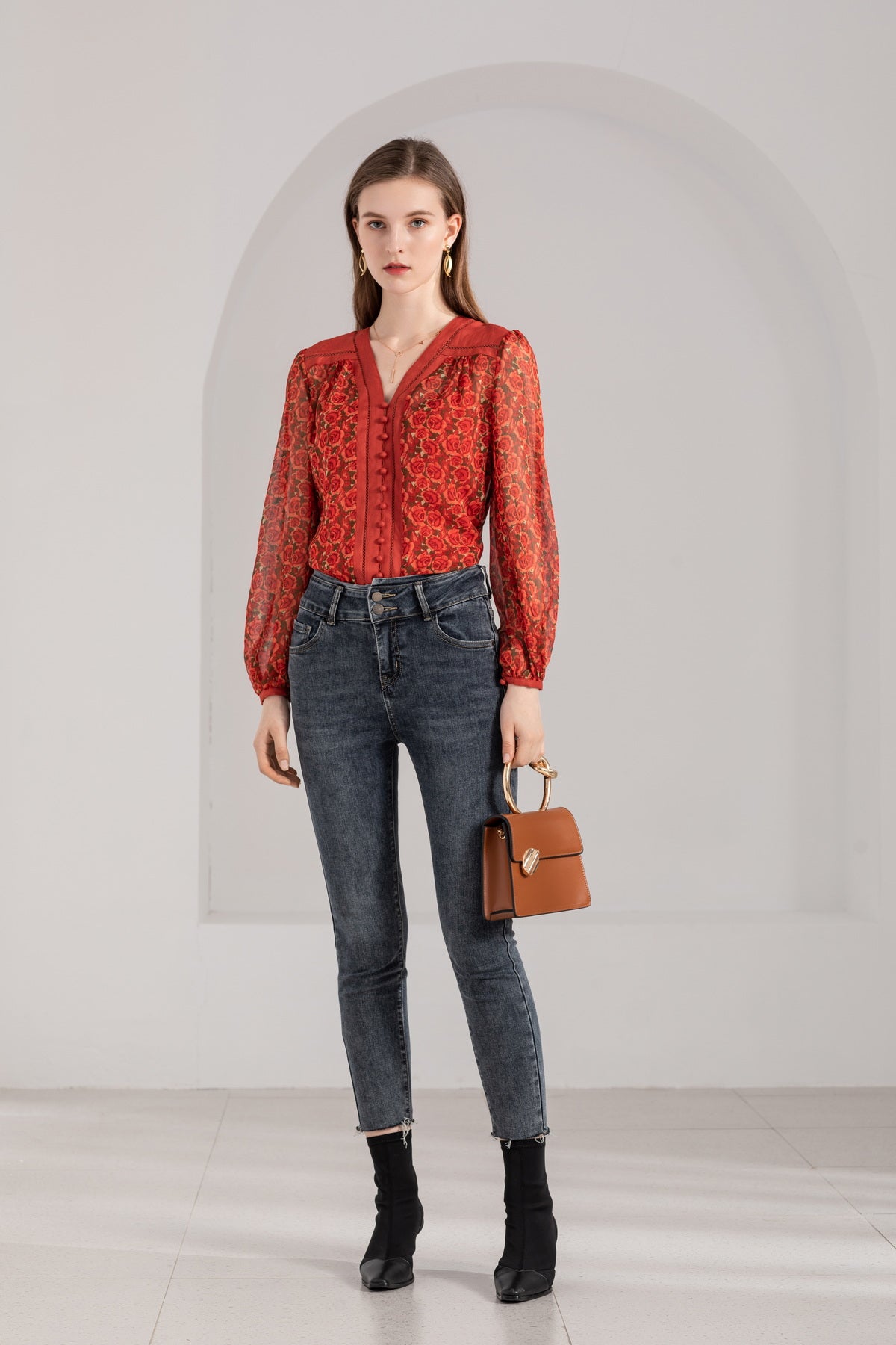 GDS Alessi Blouse | Red