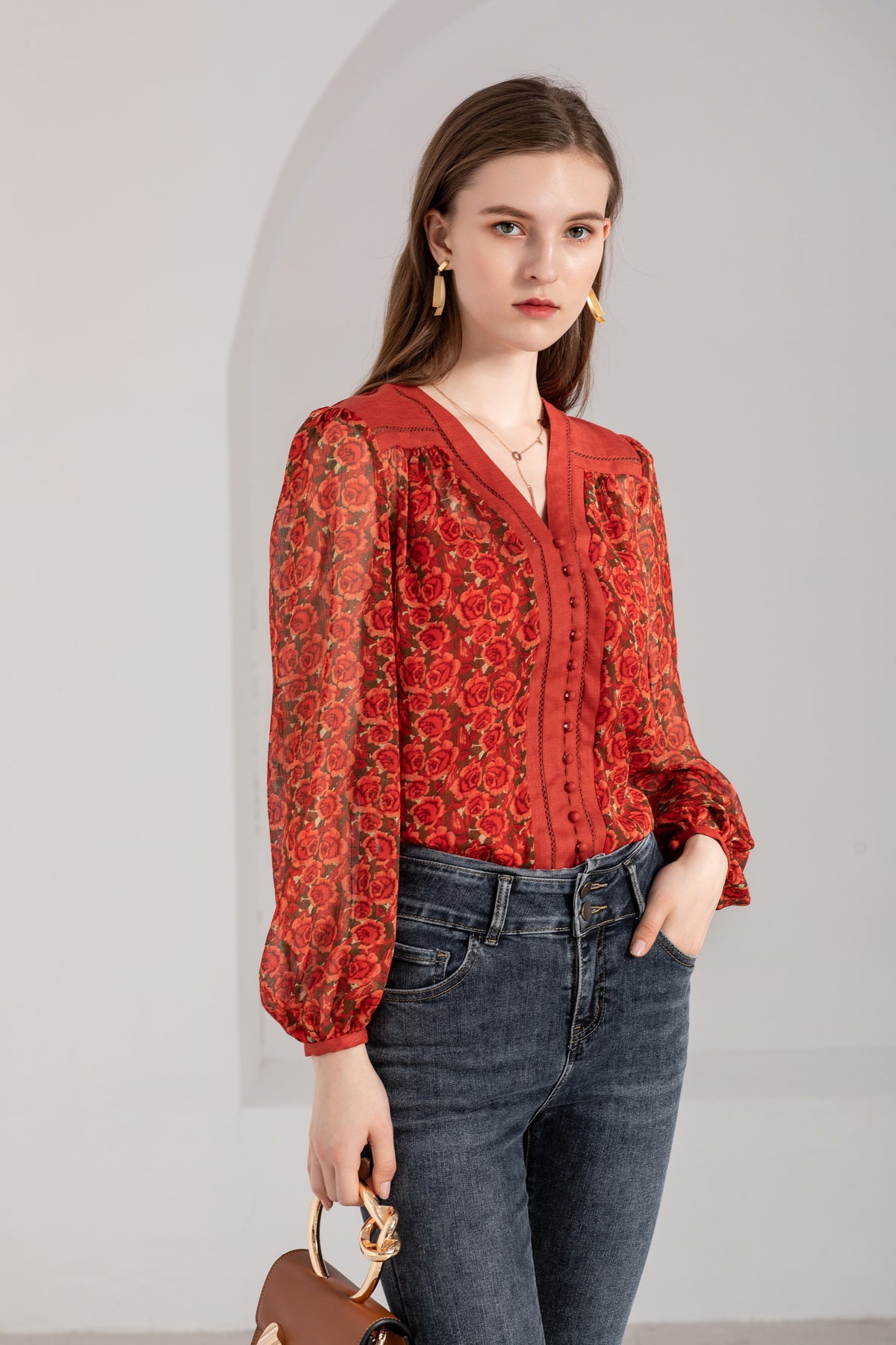 GDS Alessi Blouse | Red