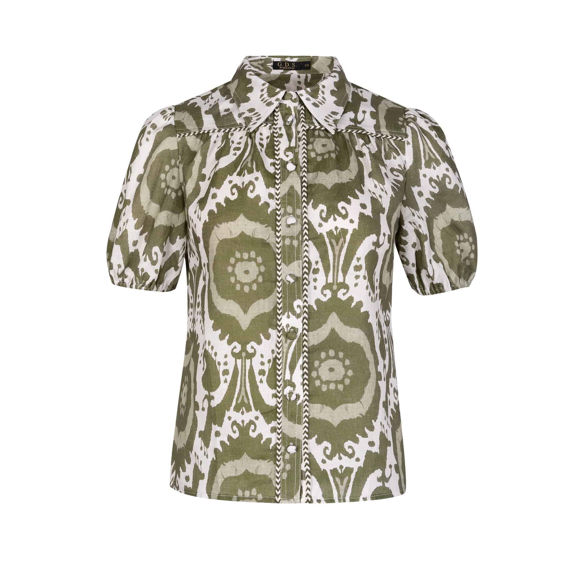 GDS Abyss Printed Blouse | Khaki