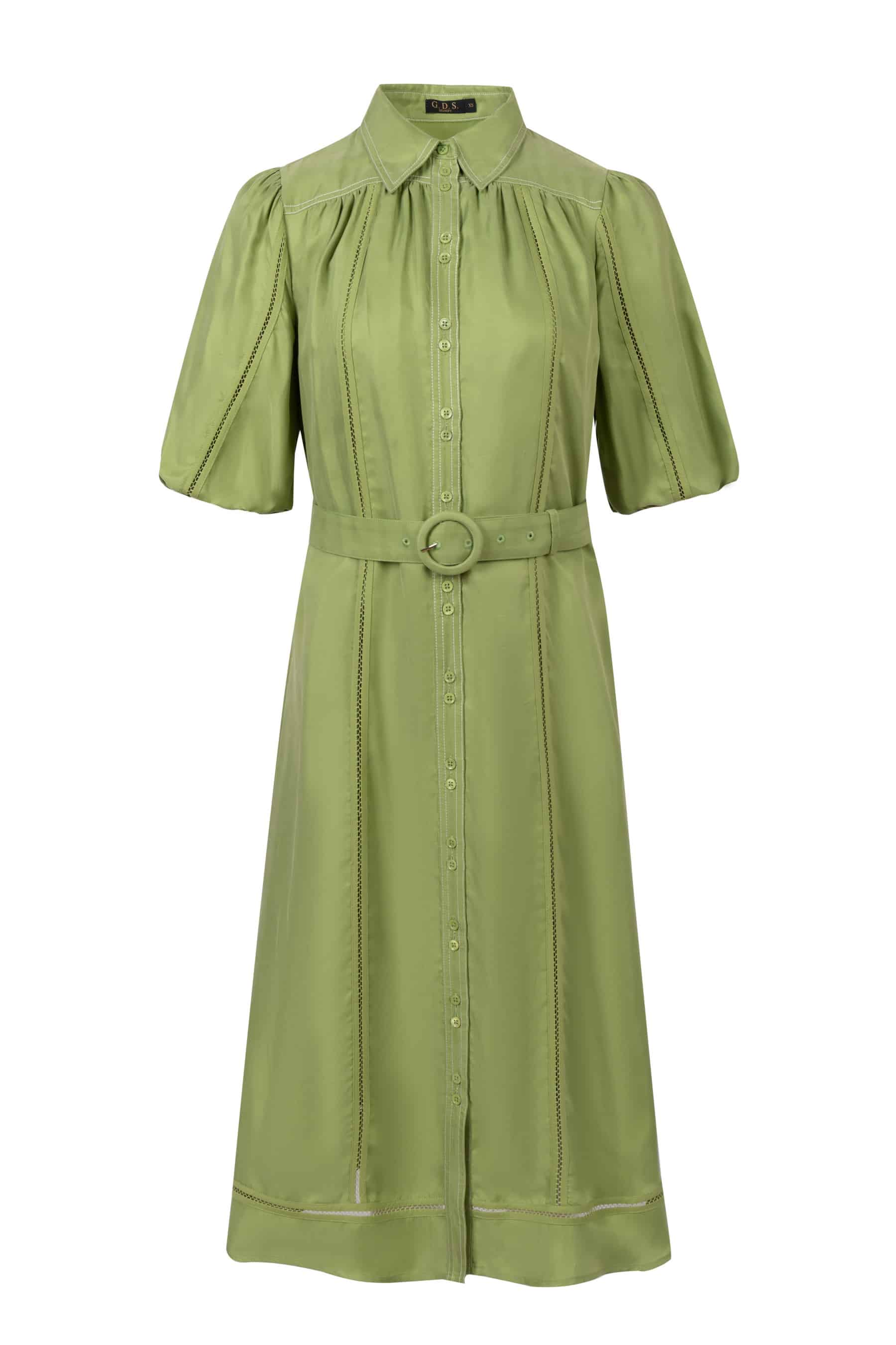 GDS Lucile Long Dress | Tarragon