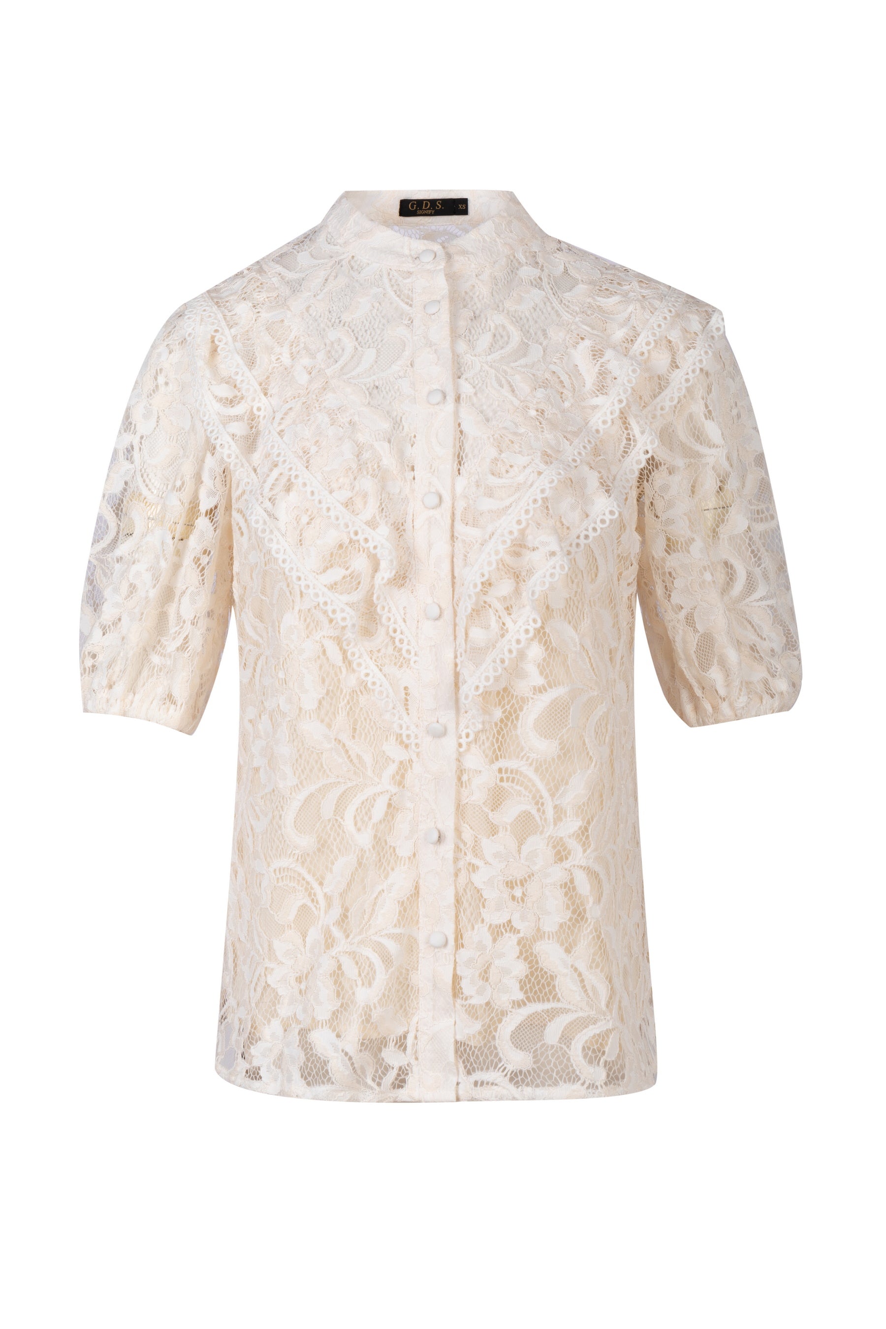 GDS Dolores Lace Blouse | White