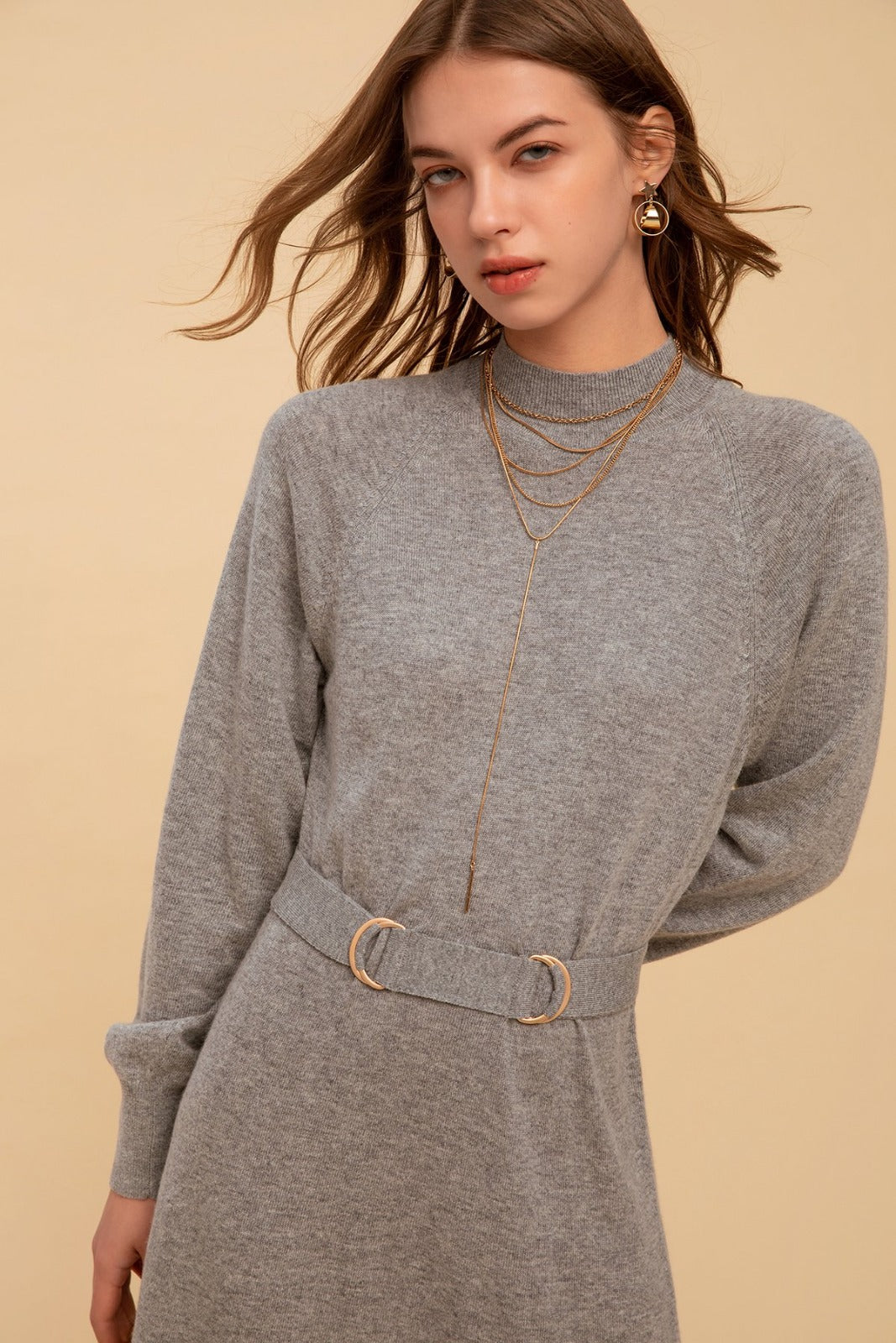 GDS Talia Angora Blend Knit | Grey