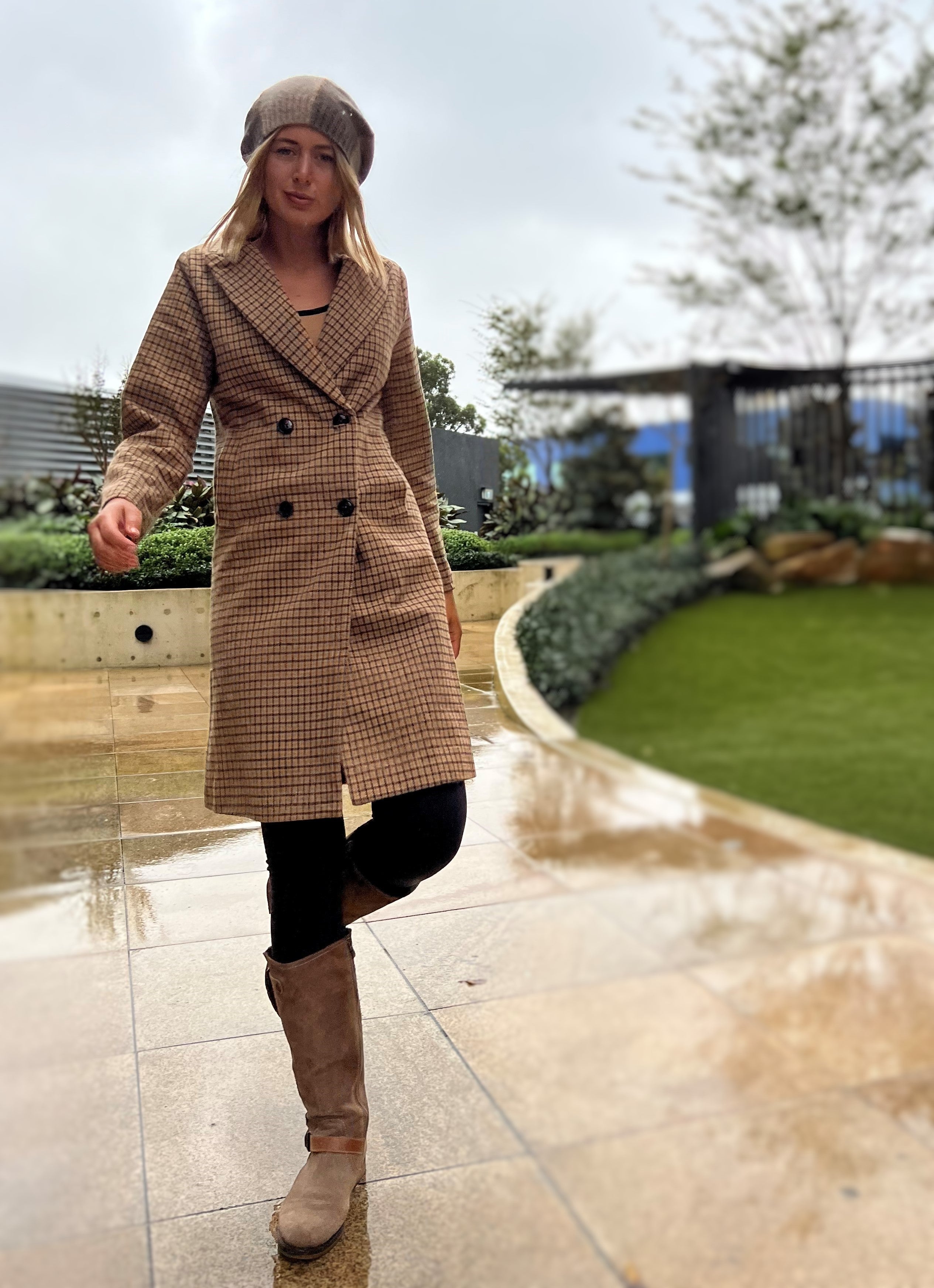 Oxford Coat | Brown Check